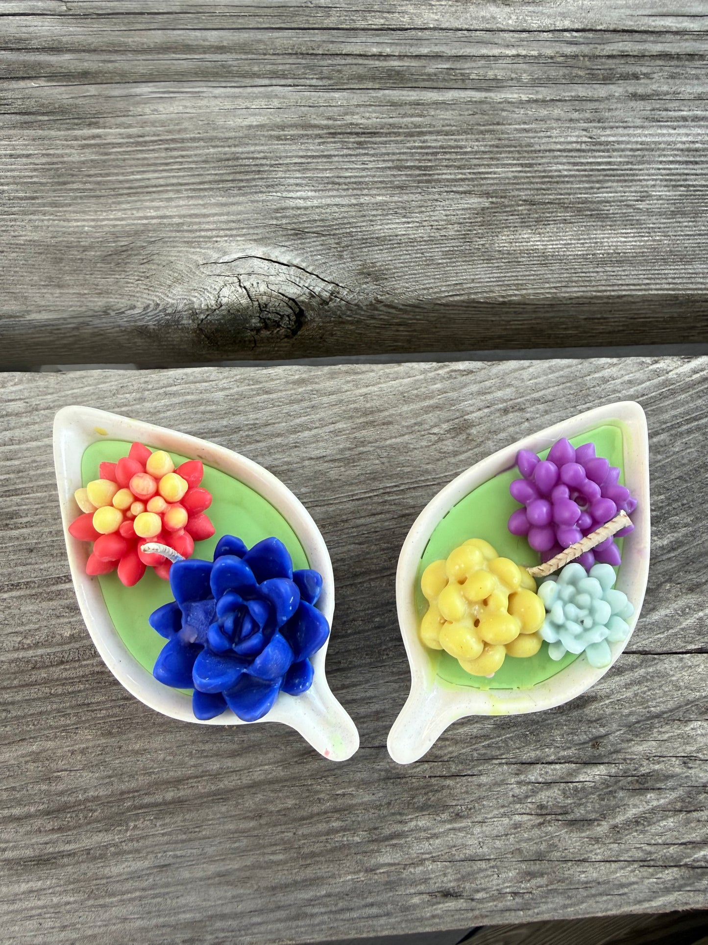 Handcrafted Votive Candles | Floral & Succulent Soy Wax | Wedding & Event Centerpieces